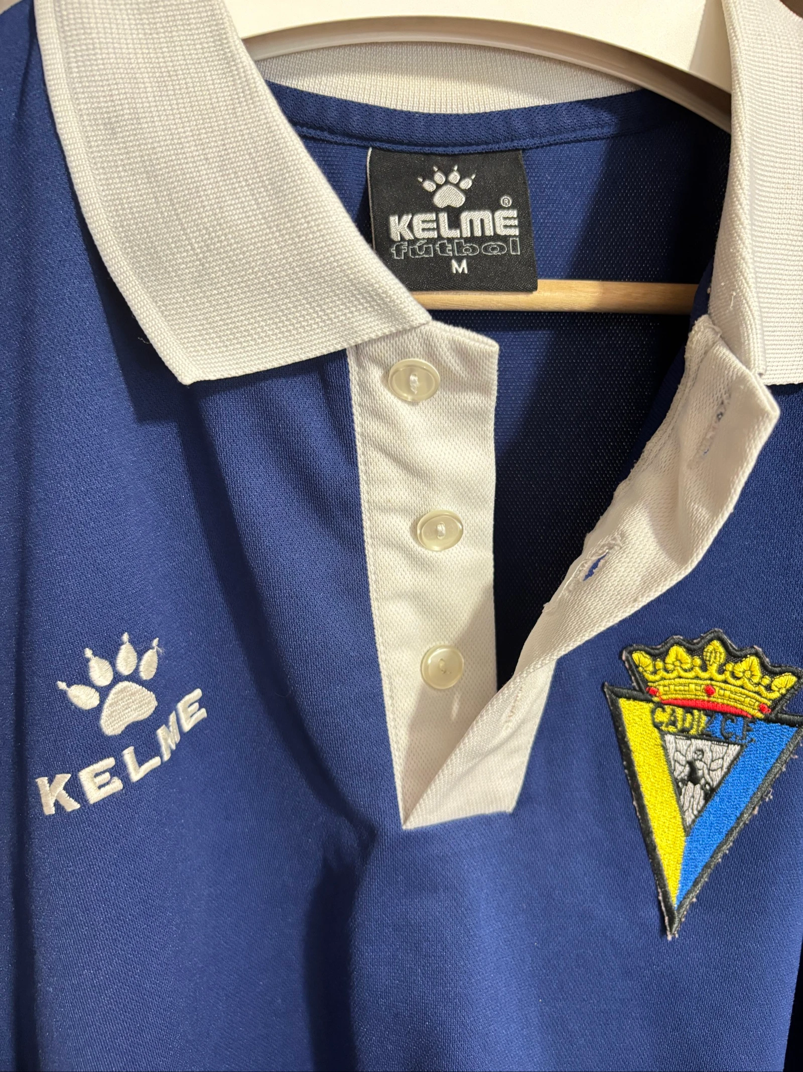 Cadiz Camiseta Polo Kelme Vintage M – photo 5